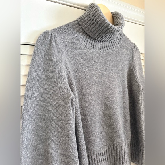 GOOP Co Collection Wool Cashmere Oversized Turtleneck Wide Sleeve Sweater XS - Picture 3 of 8